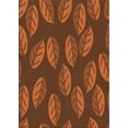 thumbnail image 1 of Ahgly Company Indoor Rectangle Patterned Orange Novelty Area Rugs, 2' x 4', 1 of 6