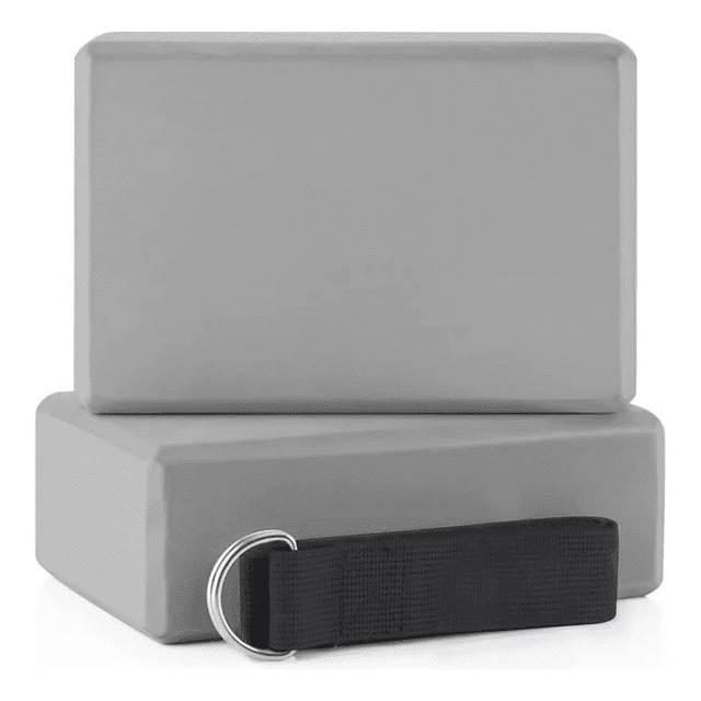 Bloque Ladrillo Para Yoga Block Pilates Fitness Y Ejercicios Gris