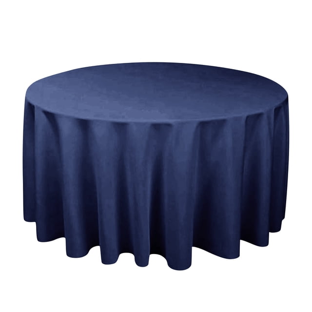 Nappe Ronde 55 Pouces Ronde, Résistante aux Taches et aux Plis, Nappe Ajustable Réutilisable et Lavable en Tissu Polyester, Couvre-Table pour Décoration de Fête, Mariage et Banquet