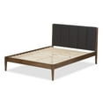 thumbnail image 3 of Baxton Studio Ember Mid-Century Platform Bed, Multiple Sizes, Multiple Colors, 3 of 7