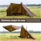 thumbnail image 3 of Carpa para Camping WaldWander Tipi para 4 estaciones 2-4 personas con estufa, 3 of 9