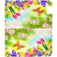 thumbnail image 2 of Spring Mailbox Covers, Spring Flowers Butterfly Mailbox Covers Oxford Cloth Post Box Cover with Magnetic Strip for Garden Yard Decor, 2 of 6