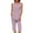 Pink, variant on HVOBTTY Women's Camisole and 7/8th Pants Pajama Sets, Pajama Sets for Women, Women's Casual Comfortable Print Round Neck Sleeveless Top and 7/8th Pants Two Piece Pajama Sets Sky Blue, M