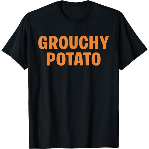 Sweet Potato Grouchy Potato Couple Matching Thanksgiving T-Shirt,Top Tees,Black