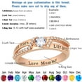 thumbnail image 2 of Ccjcinata Sterling Silver women's high school class rings-graduation class rings for women 2023-class rings for women high school customizable (Sterling Silver - Rose Gold Plated), 2 of 9