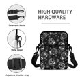 thumbnail image 7 of FUIALDOLG Sugar Skull Portable Crossbody Bags, Stretch Polyester Crossbody Purse Lightweight Satchel Bags for Travel Work, 7 of 7