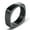 Black, variant on 7mm Square Shape Ring for Men Stainless Steel Smooth Black Silver Ring Size 8-13
