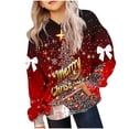 thumbnail image 1 of Birdeem T-Shirts pour Femmes, Hauts Décontractés pour Femmes, T-Shirt Décontracté pour Femmes, Coupe Ample, Col Rond, Manches Longues, Manches Imprimées, Hauts Longs pour Femmes, T-Shirts pour Femmes, Hauts à Manches Longues pour Femmes, 1 of 5