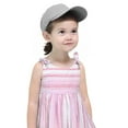 thumbnail image 5 of Kids Boy Girl Baseball Cap Hat Soft Cotton Lightweight Adjustable Size for 6-9 Years Grey, 5 of 6