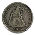 thumbnail image 2 of 1875-S Twenty Cent Piece VF-20 NGC, 2 of 3