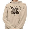 thumbnail image 2 of Prettiest Girl in the Morgue Hoodie Sweatshirt Unisex 2X-Large Sand, 2 of 5