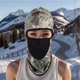 thumbnail image 2 of Unique Bargains 1 Pc Snake Pattern Balaclava Face Mask Dark Green, 2 of 5