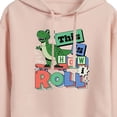 thumbnail image 3 of Disney - Toy Story - Rex This Is How I Roll - Juniors Cropped Pullover Hoodie, 3 of 5