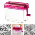 thumbnail image 6 of Manual Paper Shredder Mini A4 Size Hand Crank Shredder Home Paper Shredder, 6 of 8