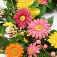 thumbnail image 4 of Waipfaru Spring Wreaths for Front Door, 22 inch Summer Floral Wreaths,Green Door Daisy Wreaths for Home Porch Window Wall Indoor Outdoor Decor, 4 of 7