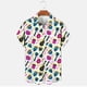 thumbnail image 3 of Ceisia Men's Regular Loose Short-Sleeve Mardi Gras Themed Shirt Carnival Element Print Spring Summer Shirt Gift, 3 of 6