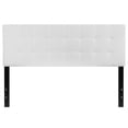 thumbnail image 2 of Pemberly Row Contemporary Queen Fabric Panel Headboard in White, 2 of 9