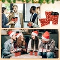thumbnail image 5 of 100 Pcs Christmas Cups with Lid 12 oz Disposable Coffee Cup Bulk, Insulated Ripple Wall Paper Cups Holiday Tea Cup for Chocolate Christmas Party Decoration (Snowflake Style), 5 of 12