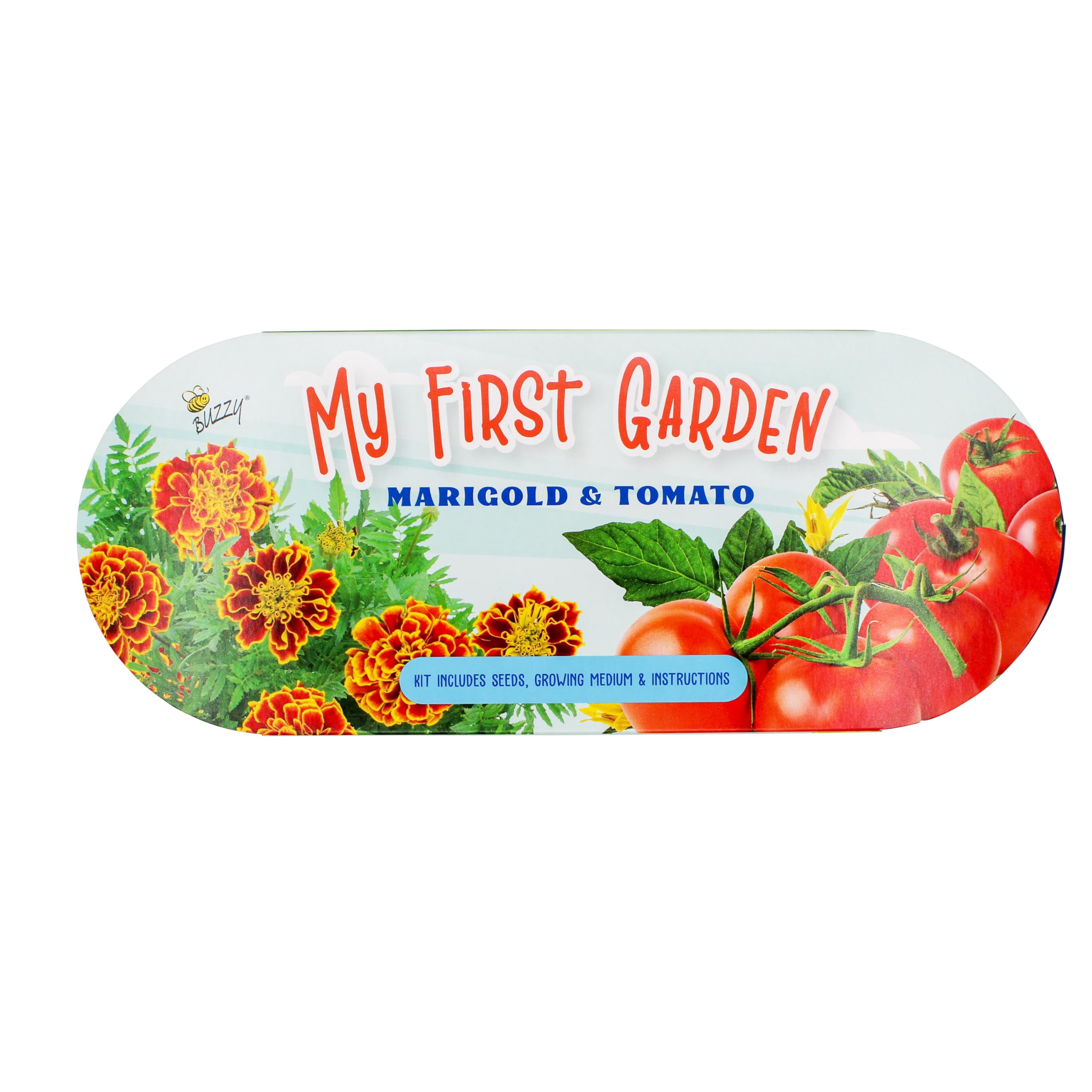 Kids Windowsill Grow Kit 2-Pack | Tomato, Marigold & Sunflower Seeds