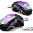 thumbnail image 3 of Stomp Ski Goggles PRO - Frameless, Interchangeable Lens 100% UV400 Protection Snow Goggles for Men & Women (Purple), 3 of 7