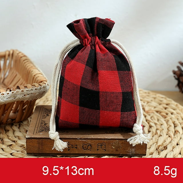 Drawstring Gift Bags Gift Bags Small Christmas Gift Bags Christmas Gift Bag Flannel Printed Drawstring Tie Mouth Gift Bag Christmas Childrens Candy Bag Holiday Gift Bags Gift Bags Christmas