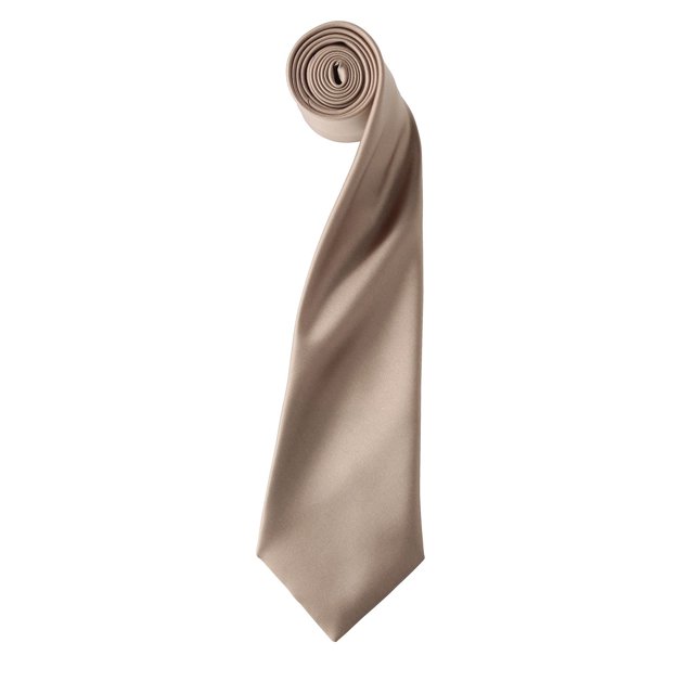 Premier Cravate Satin Simple pour Homme (Lame Étroite)