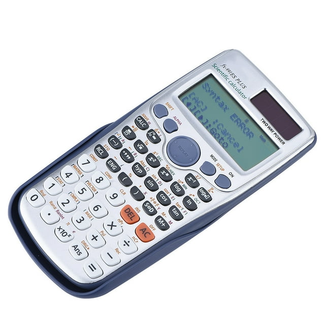 Calculadora portátil científica de función completa de mano para estudiantes con 417 funciones