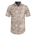 thumbnail image 1 of INSPIRE CHIC Men's Short Sleeve Button Front Beach Hawaiian Shirt, 1 of 6