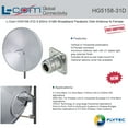 thumbnail image 2 of L-Com HG5158-31D 5.8GHz 31dBi Broadband Parabolic Dish Antenna N-Female, 2 of 2