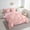 Pink, variant on Erosebridal Girly Pink Seashell Bed in a Bag Full size, Pearl Bed Set, Women Teens, Reversible 7-Piece