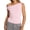 Light Pink, variant on Women'S Off the Shoulder Crop Top Sleeveless Stretchy Bodycon Tank Y2K Sling T-Shirt for Summer Red S