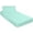 Aqua Blue, variant on Premium 600-TC Pima Cotton Fitted Sheet for Cot Bed (25" x 75") 1-PC, 4"-8" Deep, Soft and Luxurious Perfect for Narrow Twin/Cot Size/Rv Bunk/Guest Bed/Camping Cot, Chocolate