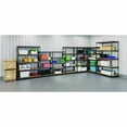thumbnail image 4 of Alera Steel Shelving Unit with Particleboard Shelves, Five-Shelf, 36w x 18d x 72h, Steel, Black, 4 of 7