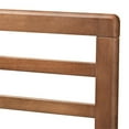 thumbnail image 4 of Bowery Hill Mid-Century Wood Slat Full Headboard in Walnut Brown, 4 of 6