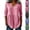 12# Hot Pink, variant on Womens Striped Peplum Tunic Tops Summer Linen 3/4 Length Sleeve Tops Loose Fit V Neck Ruffle Hem Casual Blouse for Office Vacation,Black ,XXL