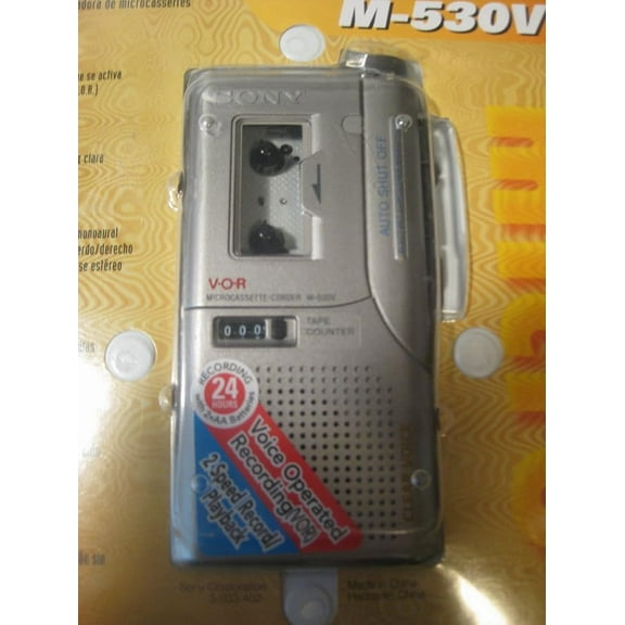Pre-Owned The Sony M‑530V Microcassette Recorder