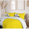 thumbnail image 6 of Ambesonne Modern Duvet Cover Sets, Horse with Pink Woman Lips, 2-King, Yellow Hot Pink Pale Grey, 6 of 6