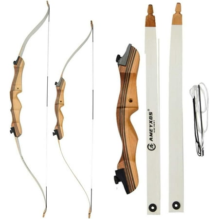 SHARROW 10-20lbs Archery Children Recurve Bow and Arrow Set 48 54 Youth Practice Training Bow Wooden Riser