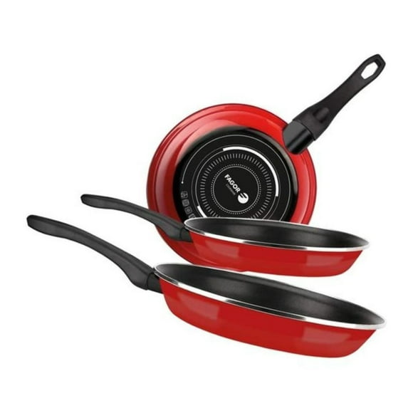 JUEGO DE SARTENES MAGEFESA OPTIMAX 18CM 20CM Y 24CM