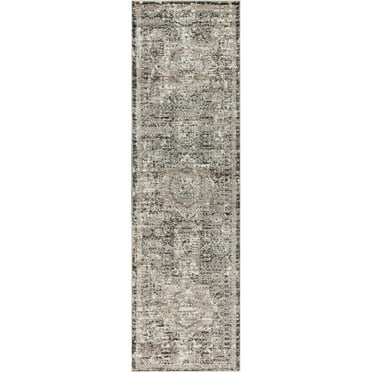 Alora Decor Swagger 2'3" x 7'7" Distress Gray/Natural/Tan/Dk Gray Area Rug