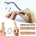 thumbnail image 4 of ZenCart 2 Pcs Wood Knot Grippers for Silicone Beads DIY Crafts Tightening Knots Puller Tool for Beads Wristlets Keychains Bracelets, 4 of 7