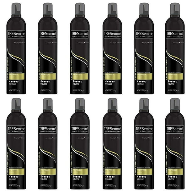 Pack of (12) TRESemme Tres Mousse Tres Extra Hold Firm Control Mousse
