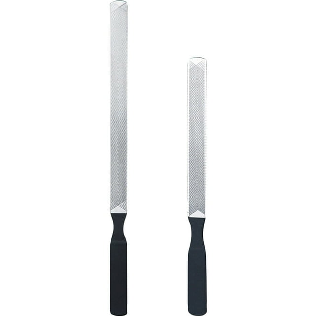 2pcs Toe Nail Files for Thick Nails Stainless Steel Nail Files Nail Art Manicure Tools
