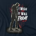thumbnail image 2 of Friday The 13Th I Wish It was Friday Women's T Shirt, Navy, 2X-Large, 2 of 6