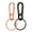 Rose Gold, Black, variant on Durable Metal Keychain Clip Key Ring Holder, Compact Key Organizer, Convenient Key Finder for Home Car Keys, Stylish for Men & Women