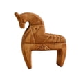 thumbnail image 2 of Dvkptbk Nordical Style Horse Rocking Horse Table Decorations Home Decoration Pines Horse Rocking Horse Crafts home decor, 2 of 6