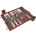 thumbnail image 3 of Juego de mesa clásico de backgammon AMEROUS de 38 x 24 cm con funda, 3 of 9