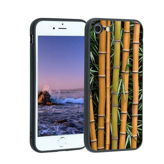 Bamboo-Tree-42 Phone Case, Degined for iPhone 7 Case Men Women, Flexible Silicone Shockproof Case for iPhone 7