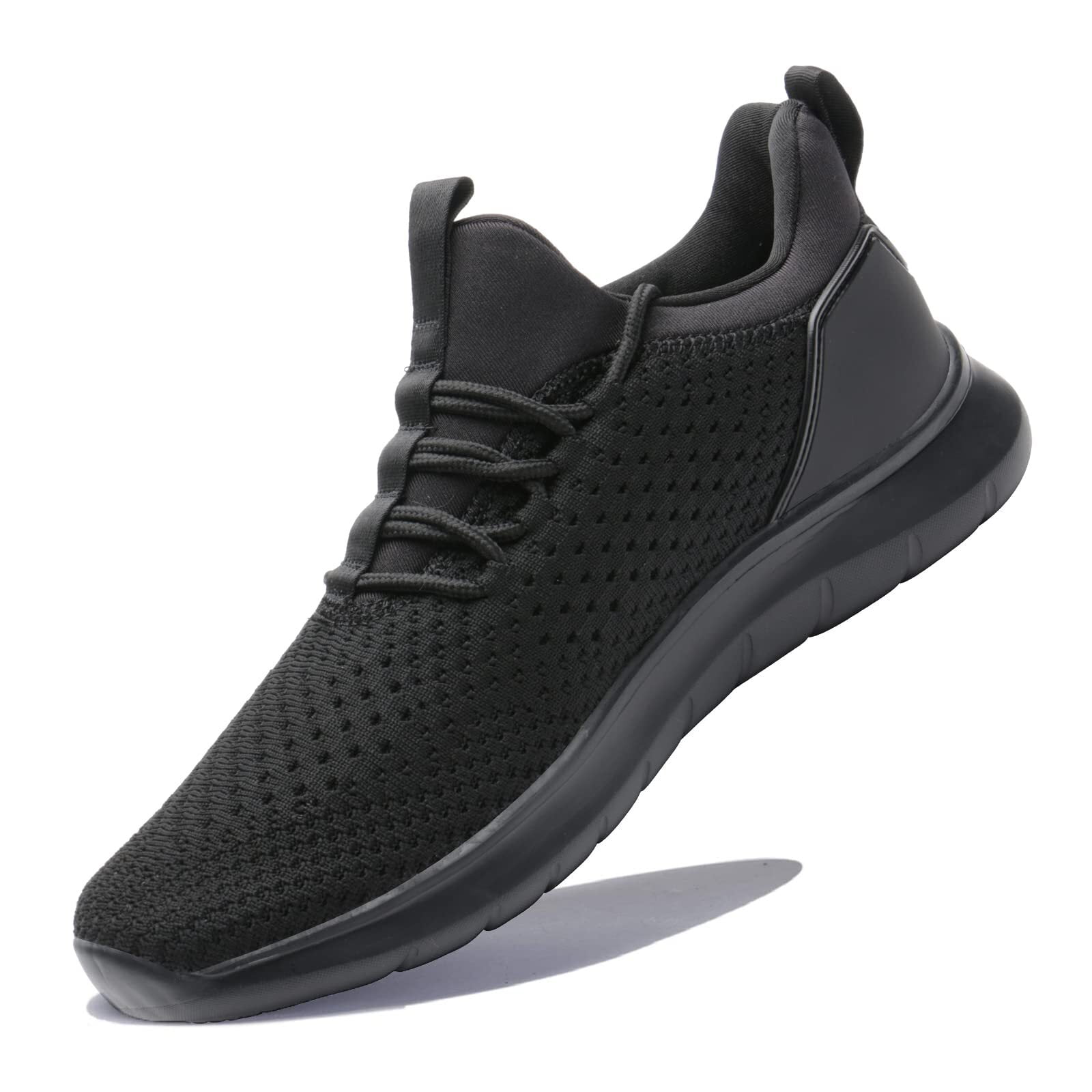 WOTTE Men's Athletic Walking Running Shoes Slip-on Casual Mesh Sneakers ...