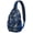 Funny Cartoon, variant on Highland Cow Print Sling Backpack, Rustic Farmhouse Buffalo and Bull Pattern Crossbody Bag for Cow Lovers Travel